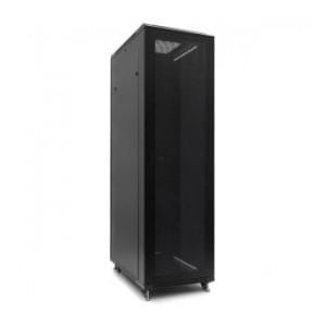Szafa serwerowa RACK 19" Netrack 42U/600x1200mm, ZŁOŻONA, drzwi perforowane, czarna