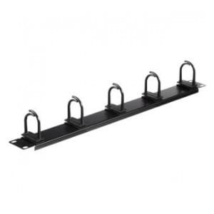 Organizator kabli 19''/1U - czarny Netrack