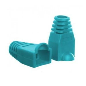 Osłonka na wtyk RJ45 8p zielona (100 szt) Netrack