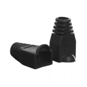 Osłonka na wtyk RJ45 8p czarna (100 szt) Netrack
