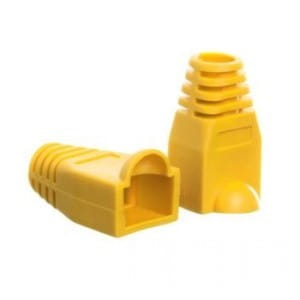Osłonka na wtyk RJ45 8p żółta (100 szt) Netrack