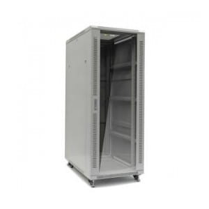 Szafa serwerowa RACK 19" Netrack 32U/600x1000mm, ZŁOŻONA, drzwi szklane, szara