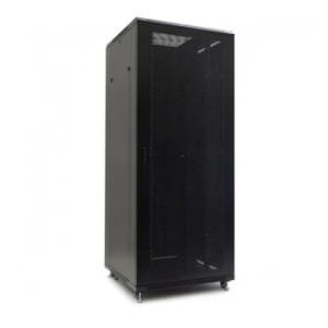 Szafa serwerowa RACK 19" Netrack 42U/800x800mm, ZŁOŻONA, drzwi perforowane, czarna