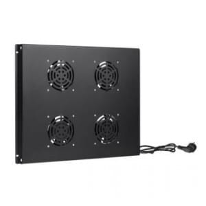 Panel wentylacyjny Netrack  4F do szaf RACK stojących, 800mm głębokość
