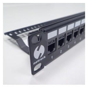 Patch panel keystone 19" 24-porty, UTP Netrack