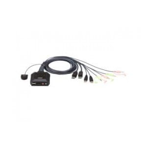 Przełącznik KVM ATEN DisplayPort/USB CS22DP (CS22DP-AT) 2-port.
