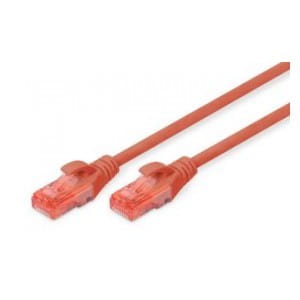 Patchcord DIGITUS UTP kat. 6 2m PVC czerwony