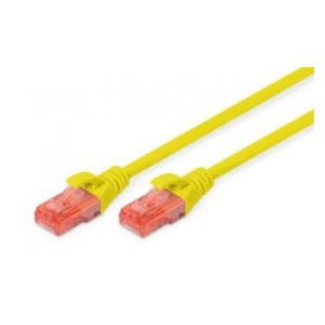 Patchcord DIGITUS UTP kat. 6 5m PVC żółty