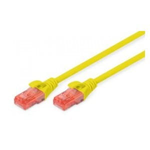 Patchcord DIGITUS UTP kat. 6 10m PVC żółty