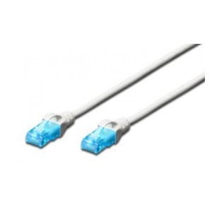 Patchcord DIGITUS UTP kat. 5e 0,5m PVC biały