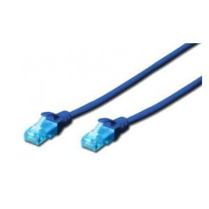 Patchcord DIGITUS UTP kat. 5e 1,5m PVC niebieski
