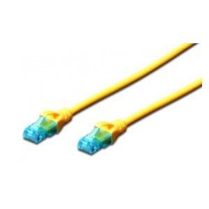 Patchcord DIGITUS UTP kat. 5e 30m PVC żółty