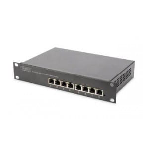 Switch niezarządzalny DIGITUS 10" Rack Gigabit 8x10/100/1000Mbps Base-TX, metalowa obudowa