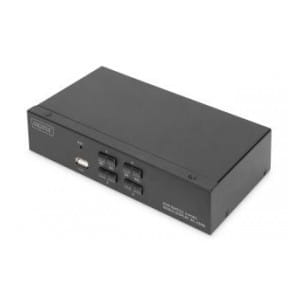 Przełącznik KVM DIGITUS 4 portowy HDMI, 4K 30Hz
