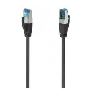 Kabel sieciowy Hama CAT6a S/FTP 10 Gbit/s 0,25m czarny