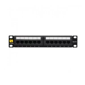 Patch panel 10'' Netrack 12-portów kat. 5e UTP