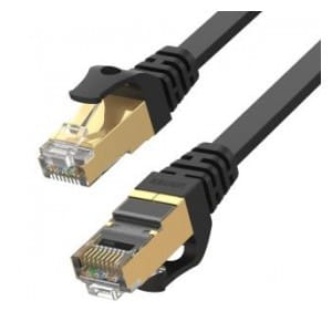 Patchcord UNITEK C1897BK-2M płaski Ethernet Cat.7, 2m