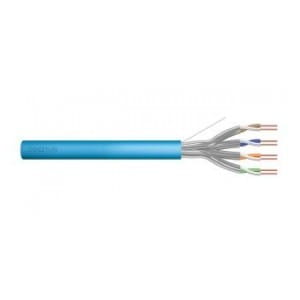 Kabel teleinformatyczny instalacyjny DIGITUS kat.6A, U/FTP, Dca, drut, AWG 23/1, LSOH, 50m, niebieski, ofoliowany