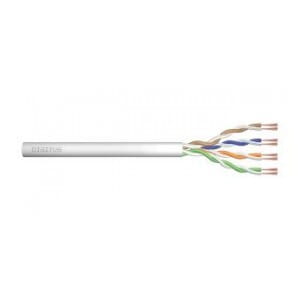 Kabel teleinformatyczny patchcordowy DIGITUS kat.5e, U/UTP, linka, AWG 26/7, PVC, 305m, szary, karton