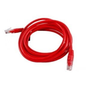 Patchcord Esperanza EB275R UTP Cat. 5e 3m czerwony