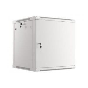 Szafa instalacyjna Rack wisząca 19" 12U 600x600 szara drzwi metalowe Lanberg (flat pack)