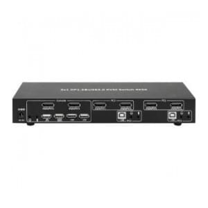 Przełącznik KVM Techly 2-portowy DisplayPort/USB 2x1 Dual Head Video 4K*30Hz