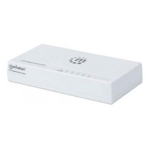 Switch niezarządzalny Manhattan 5x 10/100/1000 Mbps w plastikowej obudowie