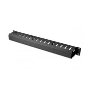 Organizator kablowy DIGITUS 19" 1U 40/70 (RAL 9005)