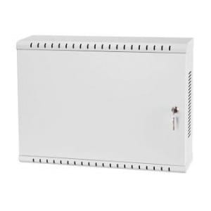 Szafa wisząca Rack 19" Netrack, V-Line, 2U/120mm, szara, drzwi metalowe