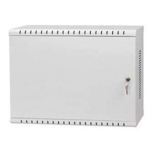 Szafa wisząca Rack 19" Netrack, V-Line, 3U/180mm, szara, drzwi metalowe
