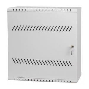 Szafa wisząca Rack 19" Netrack, V-Line, 3/4U/180mm, szara, drzwi metalowe