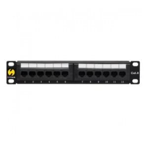 Patch panel 10'' Netrack 12-portów kat. 6 UTP