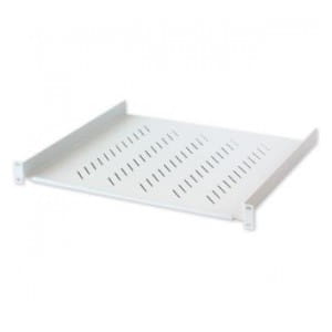 Półka do szafy 19" Intellinet 400mm 1U perforowana, szara