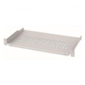 Półka do szafy 19" Intellinet 255mm 1U perforowana, szara