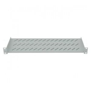 Półka do szafy 19" Intellinet 150mm 1U perforowana, szara