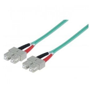 Światłowód krosowy Intellinet SC-SC duplex 50/125 OM3, MM 1m