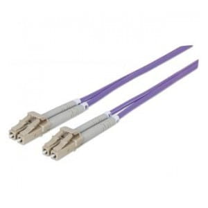 Światłowód krosowy Intellinet LC-LC duplex 50/125 OM4, MM 2m