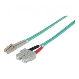 Światłowód krosowy Intellinet LC-SC duplex 50/125 OM3, MM 10m