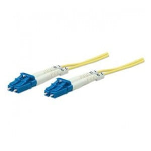 Światłowód krosowy Intellinet LC-LC duplex 9/125 OS2, SM 10m