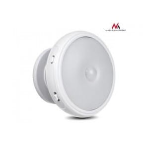 Lampa LED z sensorem ruchu Maclean MCE223 magnes, tylne podświetlenie 3xAAA tryby świecenia: ciągły, czujnik pir
