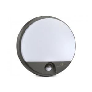 Lampa LED Maclean MCE291 GR z czujnikiem ruchu na podczerwień 1100lm 15W IP54 szara