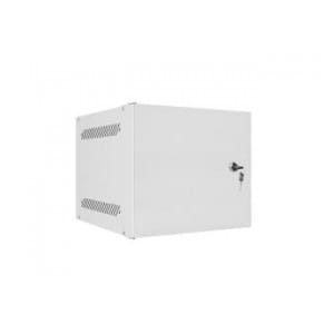 Szafa instalacyjna Rack wisząca 10" 4U 280x310mm szara Lanberg (flat pack) drzwi metalowe