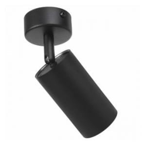 Lampa ścienno-sufitowa Maclean MCE451 B punktowa ruchoma aluminiowa 1xGU10 55x100mm czarny mat