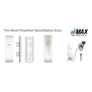 Urządzenie typu CPE UBIQUITI airMAX NanoStation M2 2.4GHz 11dBi