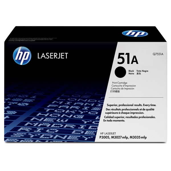 HP oryginalny toner Q7551A, black, 6500s, HP 51A, HP LaserJet P3005, M3035mfp, M3027mfp, O