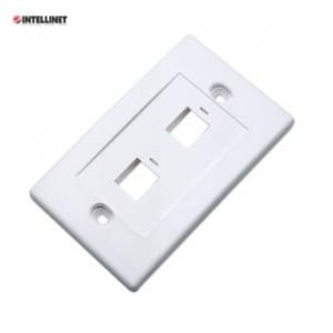 Panel 2-portowy Intellinet na moduły Keystone