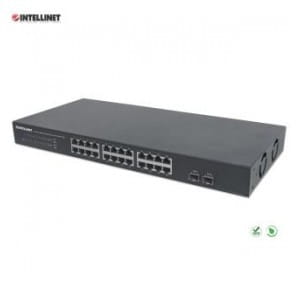 Switch niezarządzalny Intellinet 24x 10/100/1000 Mbps + 2x SFP