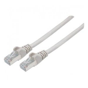 PatchCord 100% miedź Intellinet Cat.6a LSOH/LSZH S/FTP, 7,5m, szary