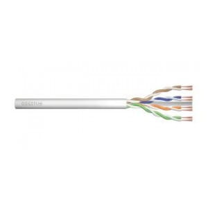 Kabel teleinformatyczny patchcordowy DIGITUS kat.6A, U/UTP, linka, AWG 26/7, LSOH, 100m, szary, karton