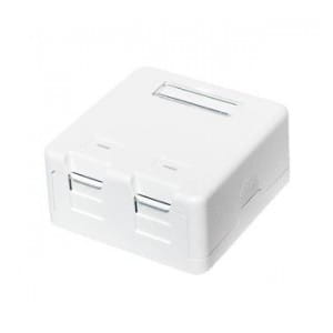 Puszka natynkowa Keystone LogiLink NK4032 2 porty UTP, biała